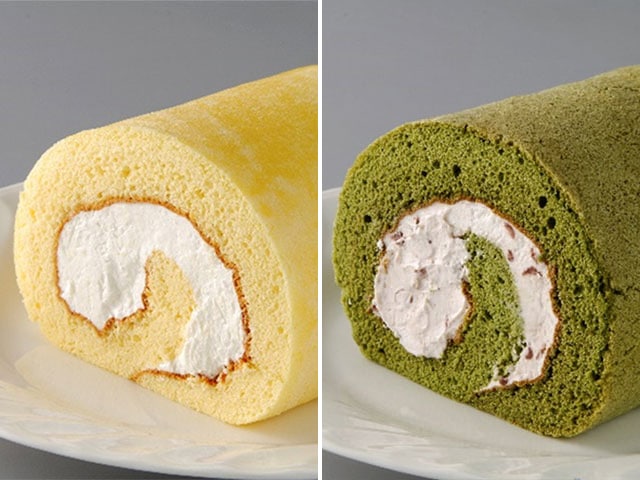 のんのこロール2本セット(プレーン・抹茶)