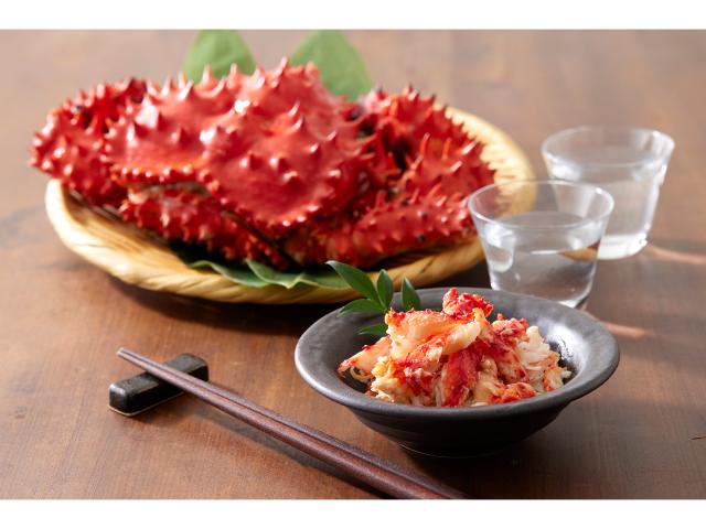 特大ボイル花咲ガニ1kg前後1尾