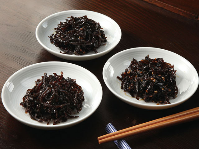 日高昆布佃煮3品セット　(しそ昆布・金ごま昆布・かつお昆布　各160g)