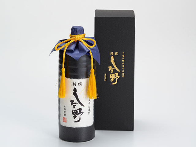 全量長野県産原材料にこだわり抜いた　そば焼酎　特撰しな野　720ml