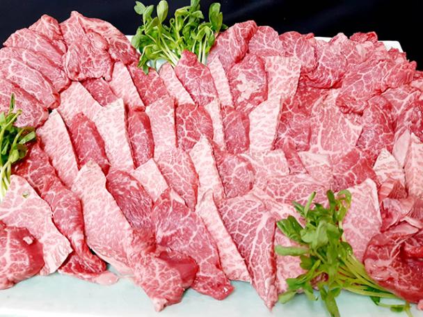 信州プレミアム牛　肩・モモ　焼肉用　1kg(肩500g、モモ500g)