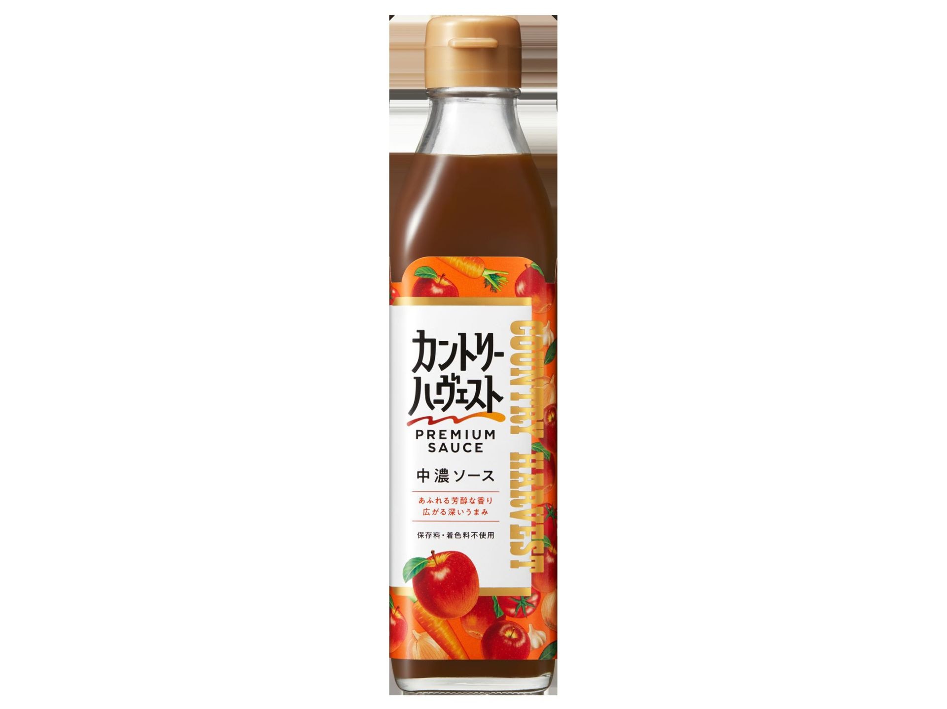 『カントリーハーヴェスト』中濃ソース(無添加)　300ml×10本