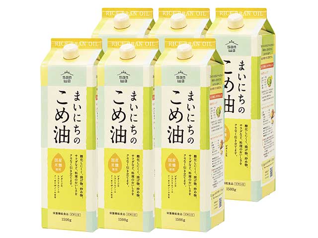 まいにちのこめ油1500g×6本入