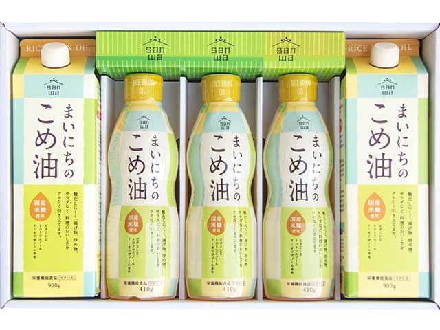 まいにちのこめ油セットMK5-31(900g×2、410g×3)