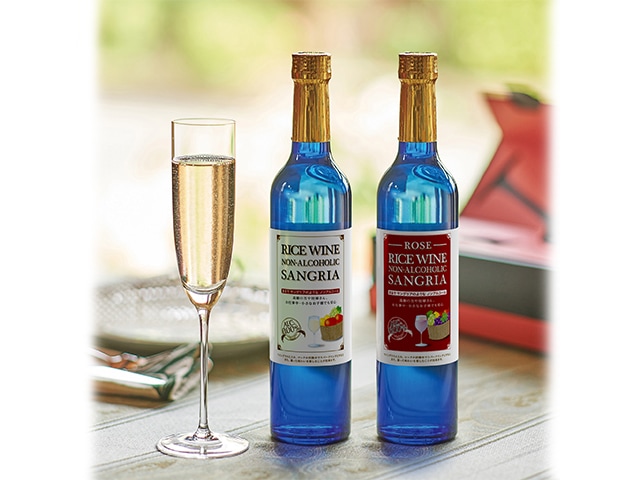 ライスワイン　ノンアルコール　サングリア・ロゼ/白　2本セット(各500ml)