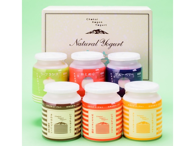 ヨーグルトギフトセット6種各400g(プレーン・いちご・ラフランス他3種)