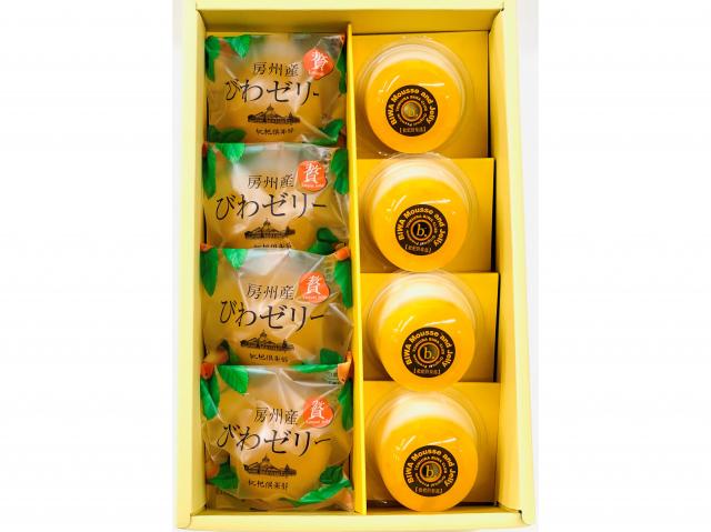 道の駅とみうら　房州産びわゼリー・枇杷ムース&ゼリー