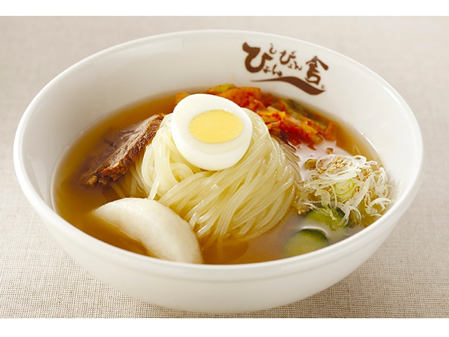 ぴょんぴょん舎 盛岡冷麺4食オリジナルセット (スープ・キムチ・殻付ゆで卵・牛味付肉　付き)