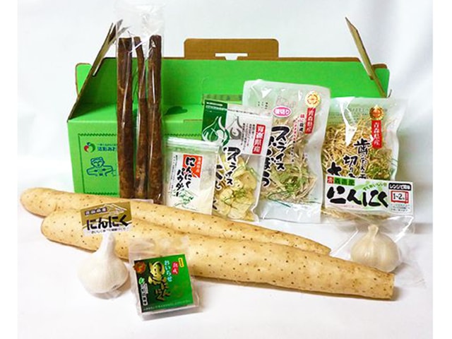 青森県産　まほろば長いもギフトA【にんにく・長いも・ごぼう他9種セット】