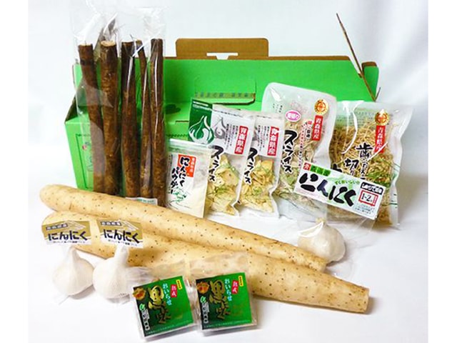 青森県産　まほろば長いもギフトB【にんにく・長いも・ごぼう他9種セット】