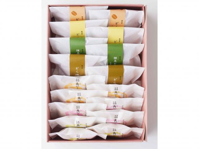 【神奈川県指定銘菓】さかくら総本家　7種17個詰合せ(角なしさざゑ最中(こし餡、つぶ餡、ゆず餡)・どら焼き(バター、抹茶、コーヒークリーム入、クリームなし))