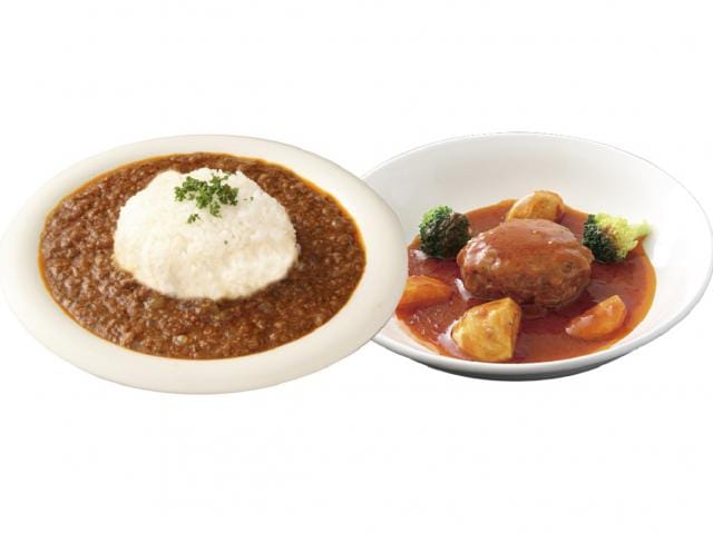 【白神屋の豚なんこつシリーズ】豚なんこつのハンバーグとキーマカレー(各2個入)