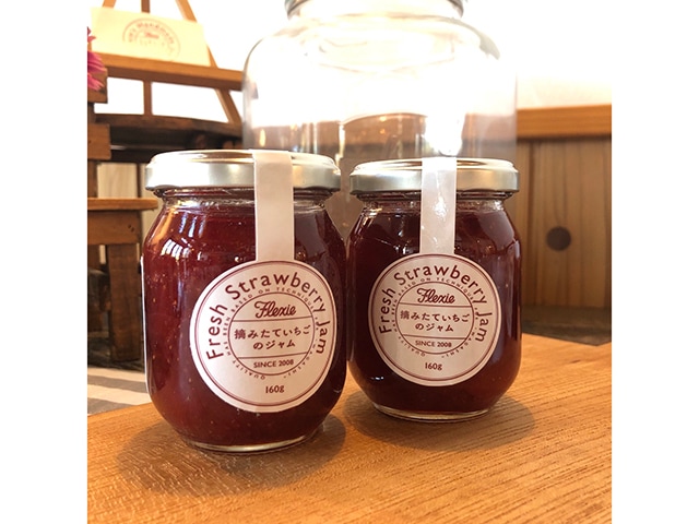 千葉県産　フレキシーの手作りジャム　摘みたていちご(160g×2個)