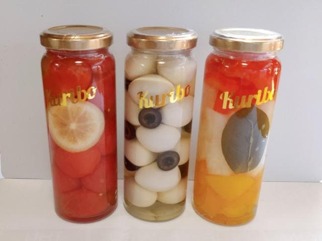 ピクルス　Lサイズ3本セット(プチトマト・うずら・パプリカと大根)