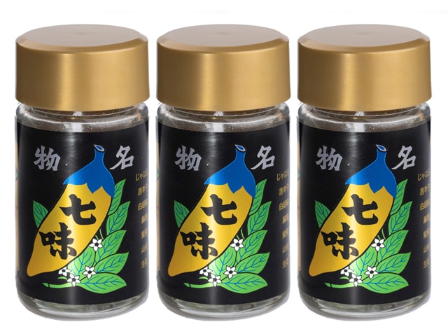 じゃばら果皮入り七味12g×3本セット