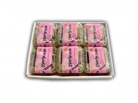 東京・伊豆七島産天草使用 東京あんみつ (177g×6個) | 和菓子・和