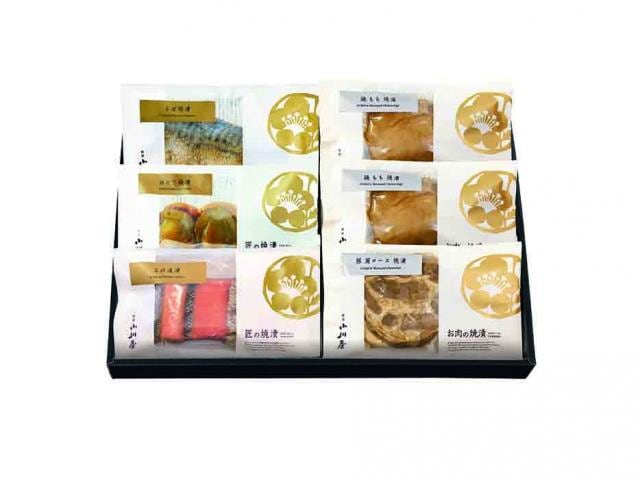 お肉とお魚の焼漬 6点詰合せ ZH5　さけ×1袋、ほたて×1袋、さば×1袋、豚肩ロース×1袋、鶏もも×2袋