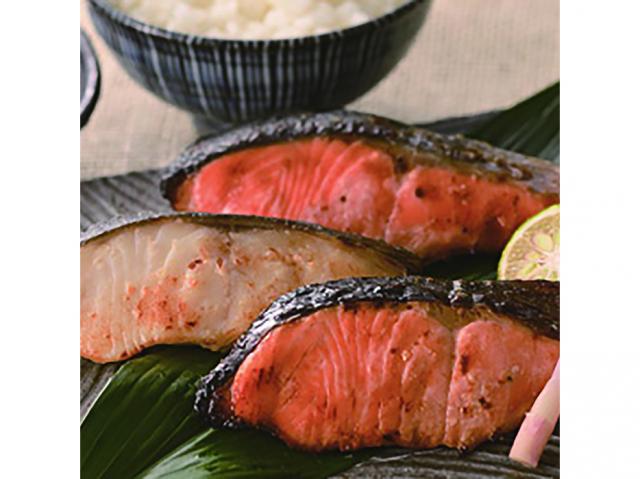 味くらべ　12点詰合せ　AE8 (越乃甘粕漬 各2袋(さけ・赤魚かけ・銀だら)、復刻味噌漬 各2袋(さけ・ほっけ・銀だら) )