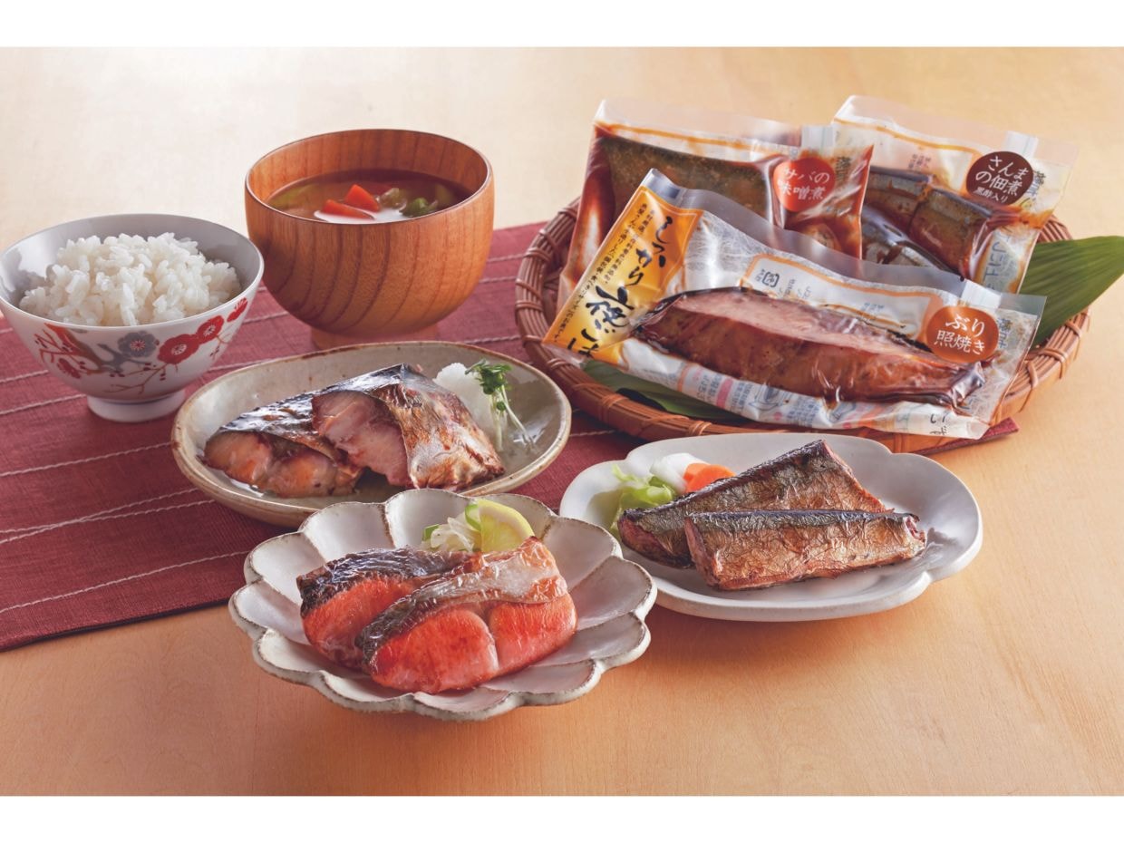 レンジで簡単！  「しっかり朝ごはん＆夜ごはん」    お魚6種セット