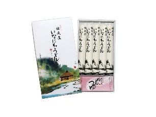 「いなにわうどん」80g×5束(化粧箱入)　めんつゆ付G20