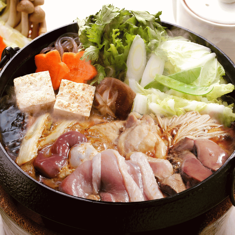 道の駅むなかた ブランド鶏を使った宗像の郷土料理をご家庭で! むなかた鶏のとりすきセット(3～4人前)