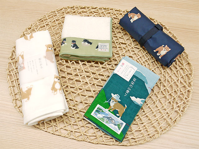 《濱文様》犬柄の雑貨4点セット