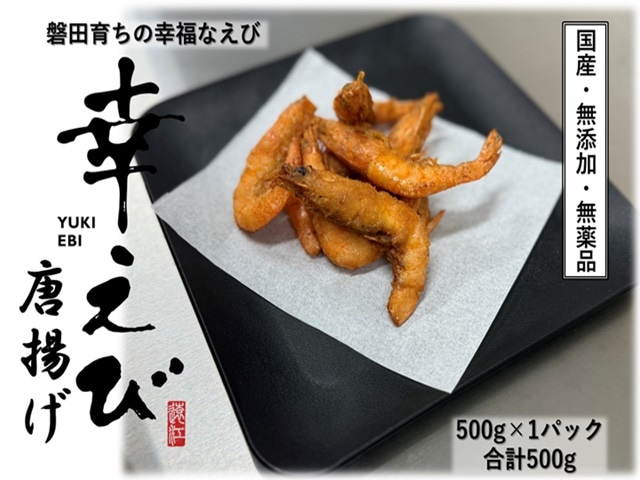 希少【静岡県産】国産　冷凍「幸えび唐揚げ」500g×1袋