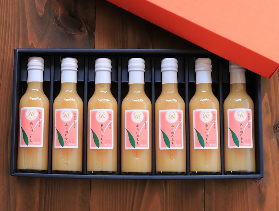 あら川の桃60%ドリンク　200ml　7本入りギフトセット