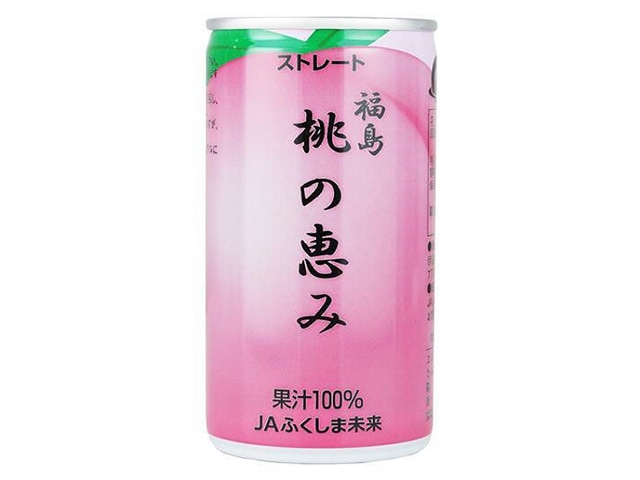福島産　100%ももジュース「桃の恵み」　190g×30本
