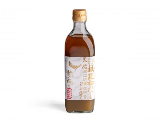 道の駅しかべ間歇泉公園限定 白口浜真昆布使用! 根昆布だし「贅の極み」ギフト 500ml 3本セット