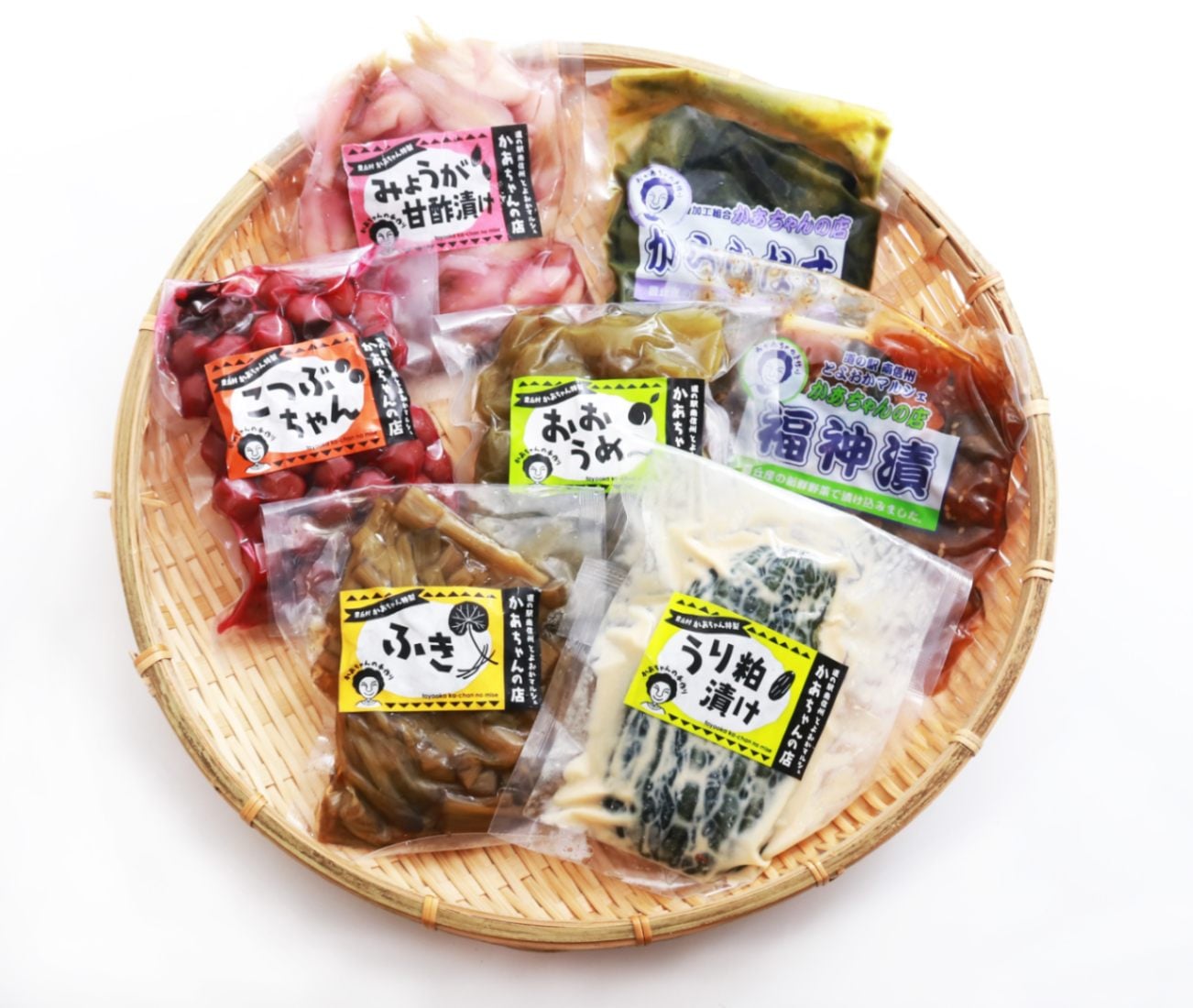 道の駅 南信州とよおかマルシェ限定 かあちゃん特製漬物7点セット(とよマルかあちゃんギフト4)