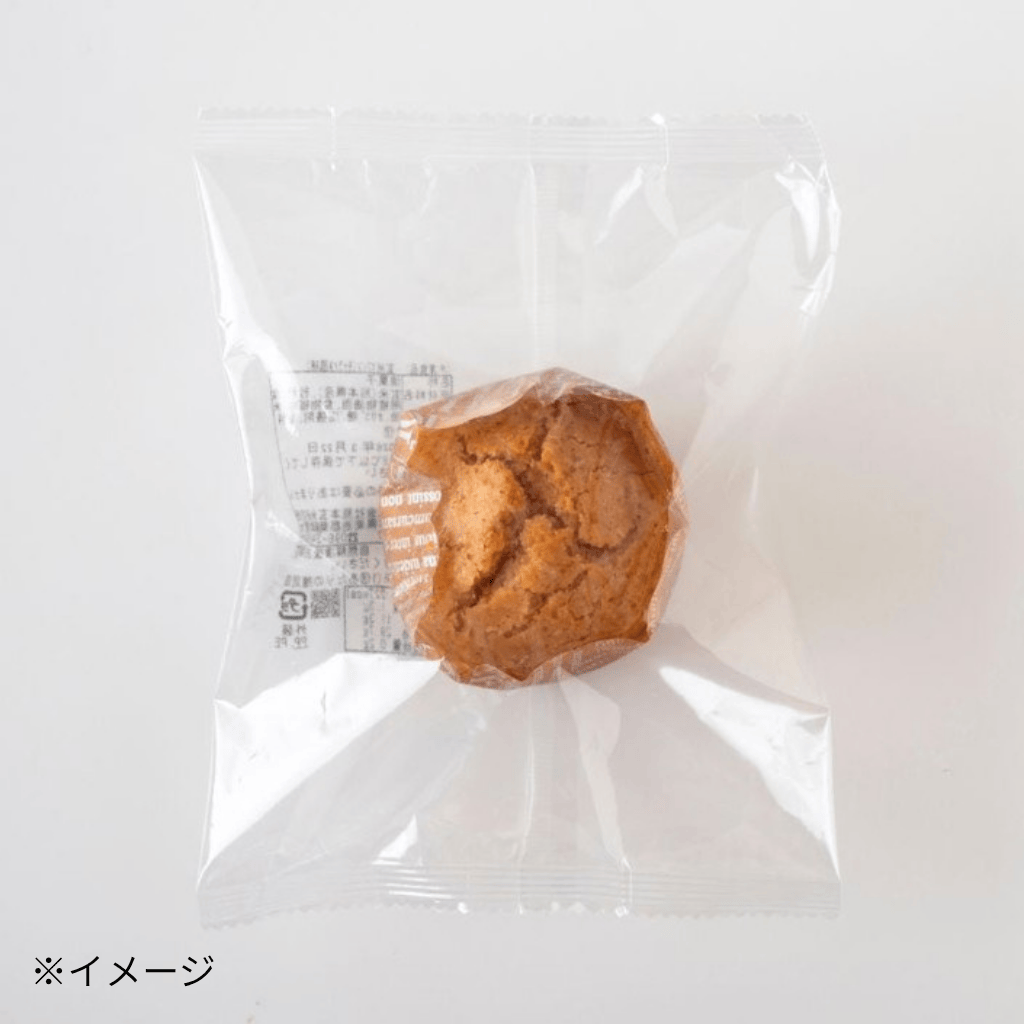 玄米で作ったマフィン（キャラメル風味）