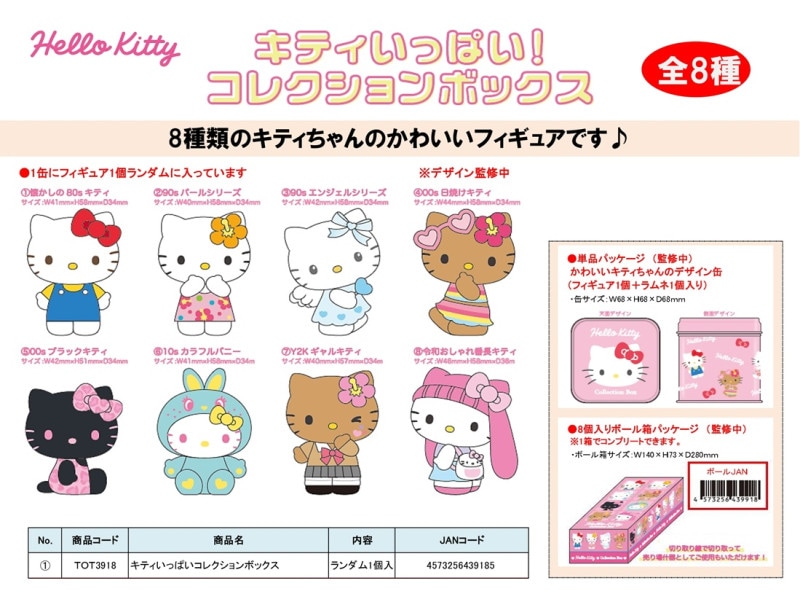 コレクション・熊本レア ハローキティ 未使用品4個セット サンリオ」「ぬいぐるみ」キティいっぱい！コレクションボックス（32個