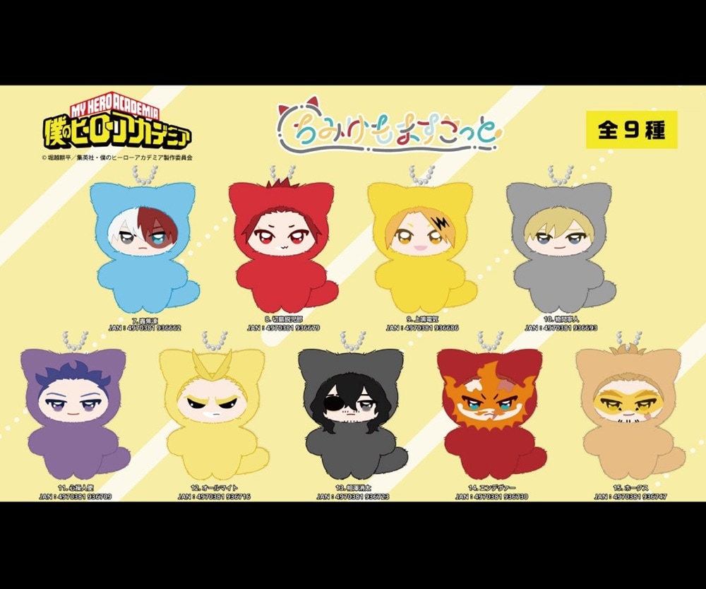 アニメ『僕のヒーローアカデミア』ちみけもますこっと（20個入