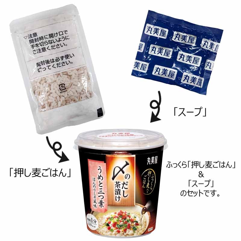 〆のだし茶漬け＜うめと三つ葉＞[6個セット] ｜丸美屋 通販くらぶ