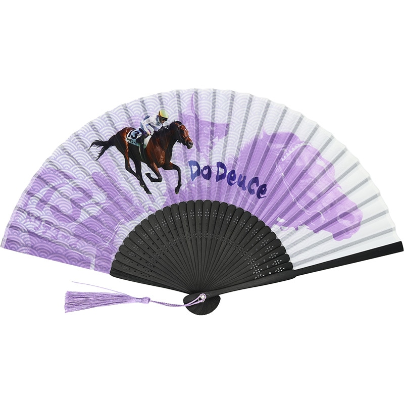 扇子【ドウデュース/パープル】 | すべての商品 | ターフィー通販クラブ