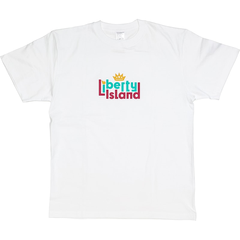リバティアイランド三冠記念TシャツLサイズ 馬名Tシャツ【リバティアイランド三冠ver./ホワイト