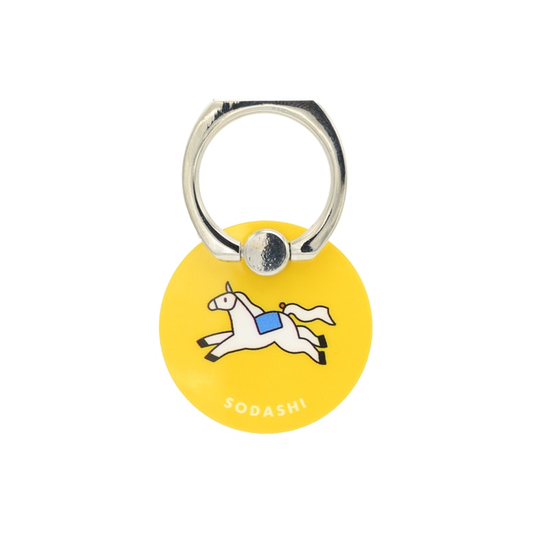 ソダシ引退記念 スマホリングB【イエロー】 | カテゴリー一覧,雑貨