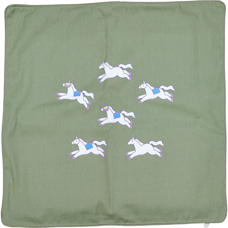 ソダシ引退記念 クッションカバーB【グリーン】 | カテゴリー一覧,雑貨