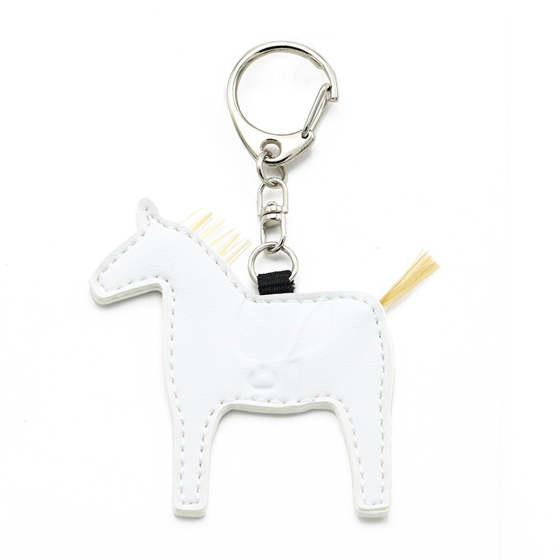 馬の毛キーホルダー【ボディ・白】 | カテゴリー一覧,ストラップ