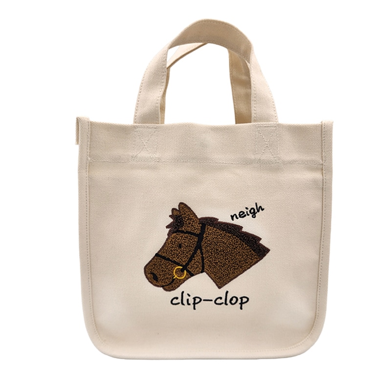 サガラ刺繍ランチトート【鹿毛】 | カテゴリー一覧,雑貨・カプセル