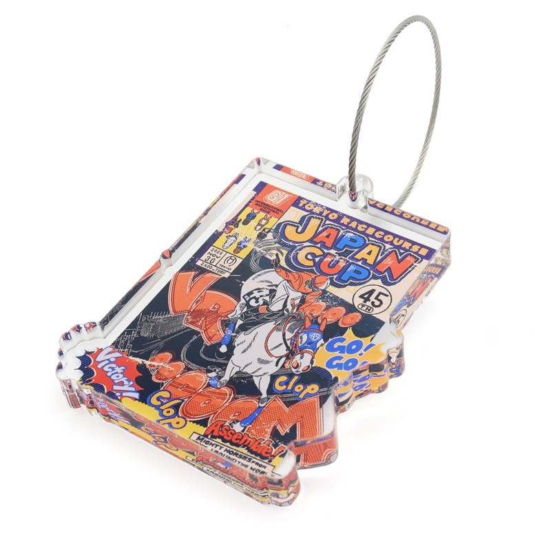 2025ジャパンカップ アクリルブロックワイヤーキーホルダー