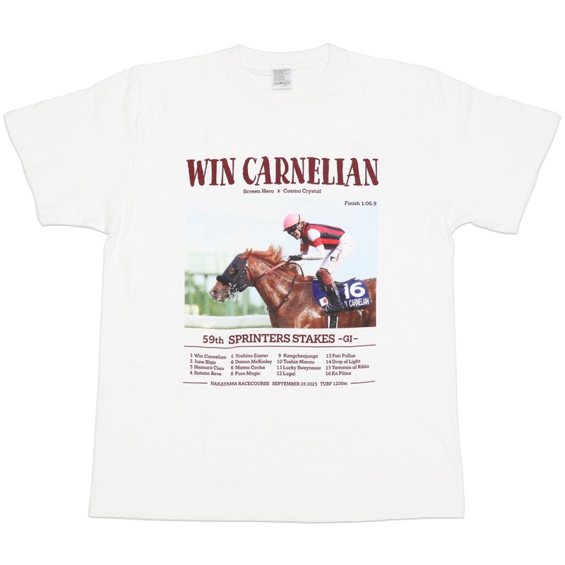 2025スプリンターズステークスウイナーTシャツ【ウインカーネリアン