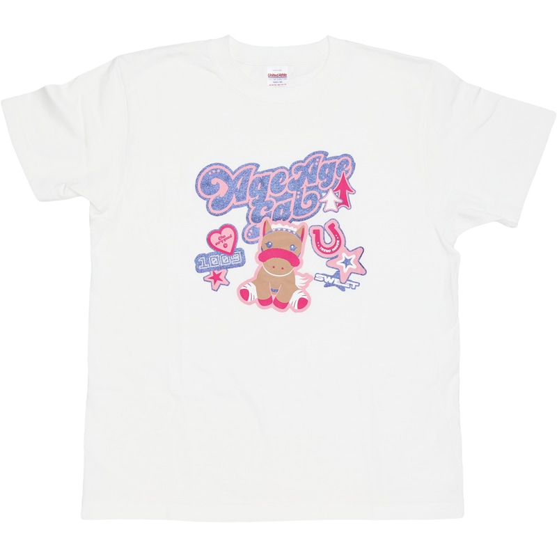 アゲアゲギャル ラメラメプリントTシャツ【ホワイト】 | カテゴリー