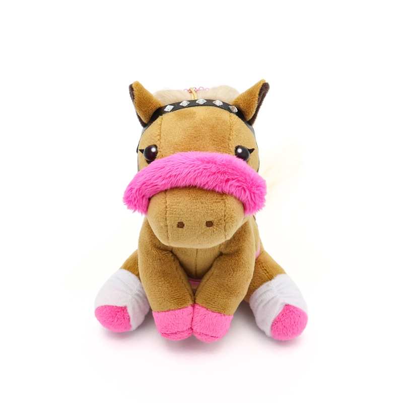 【限定品】ホースレーシング2018アーモンドアイルメールサインカードぬいぐるみ アーモンドアイ アイドルホースぬいぐるみ ルメール 直筆サイン入り L