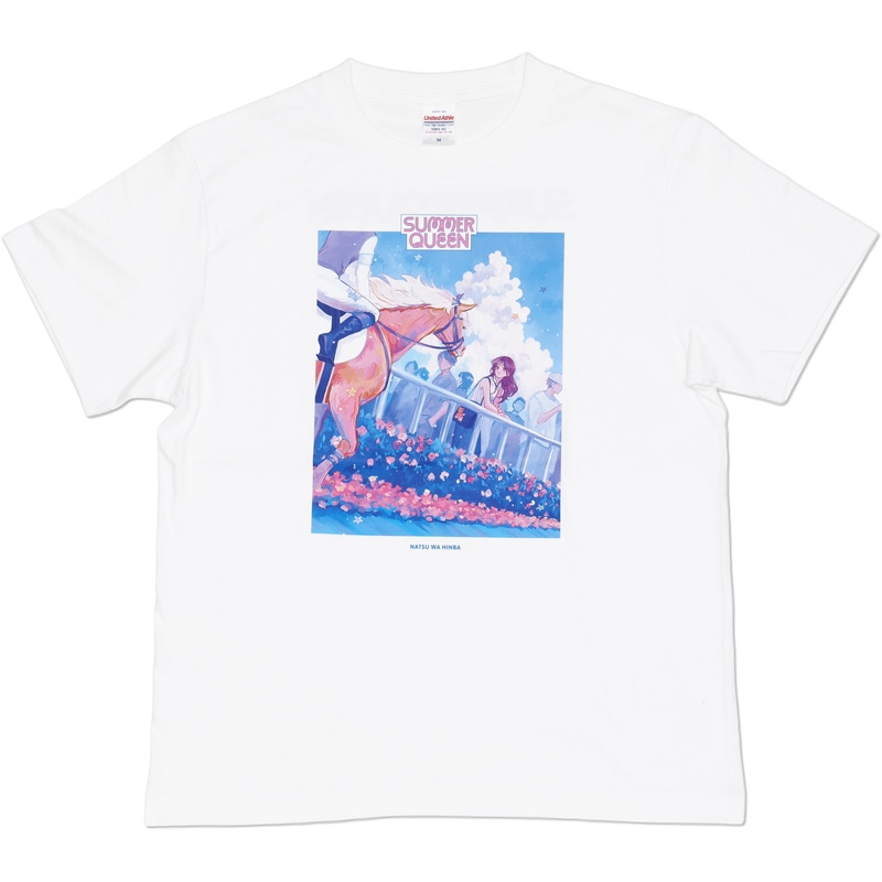 サマークイーン イラストTシャツ【ホワイト】illust.眩しい | すべての