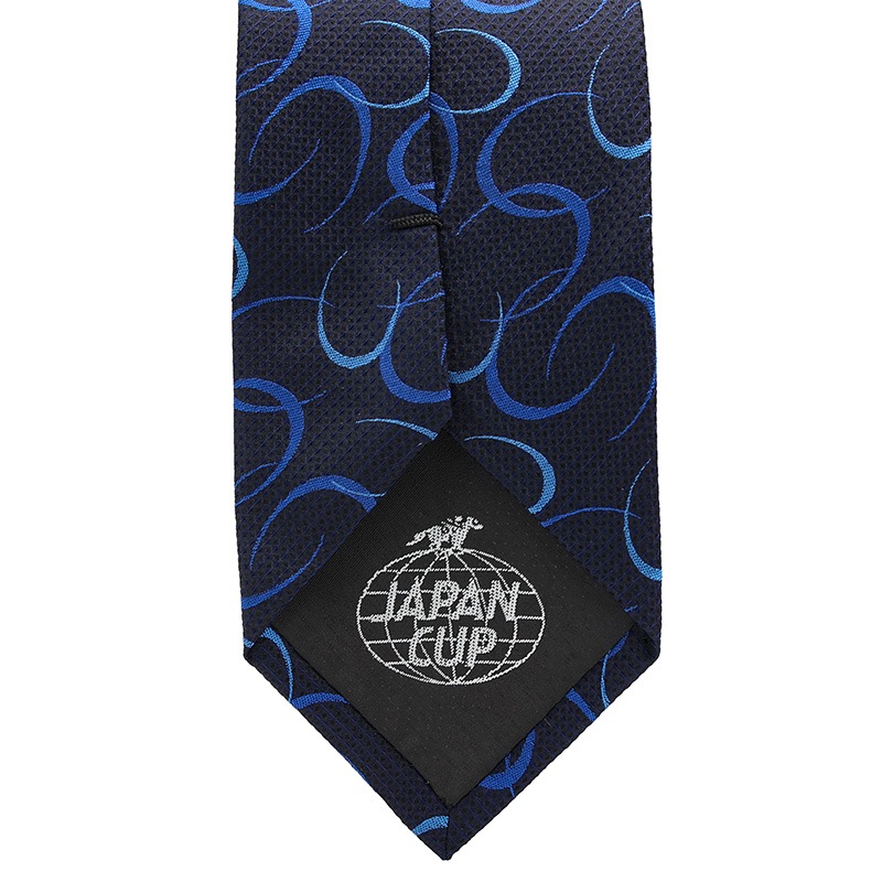 ネクタイ （ラグビーワールドカップ記念限定品） 関係者限定販売】JRFU2023 RWC記念ネクタイ〈和柄グレーx白レジ