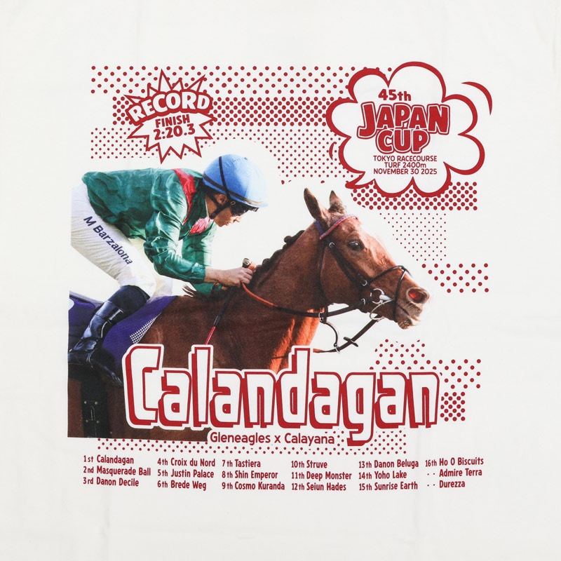 2025ジャパンカップ ウイナーTシャツ【カランダガン】 | カテゴリー