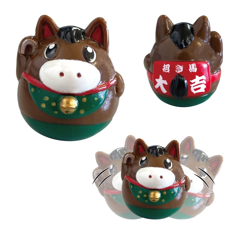 【土日限定価格】福島競馬場 オリジナル起きあがりこぼし 招き馬おきあがりこぼし【大吉】 | カテゴリー一覧,雑貨