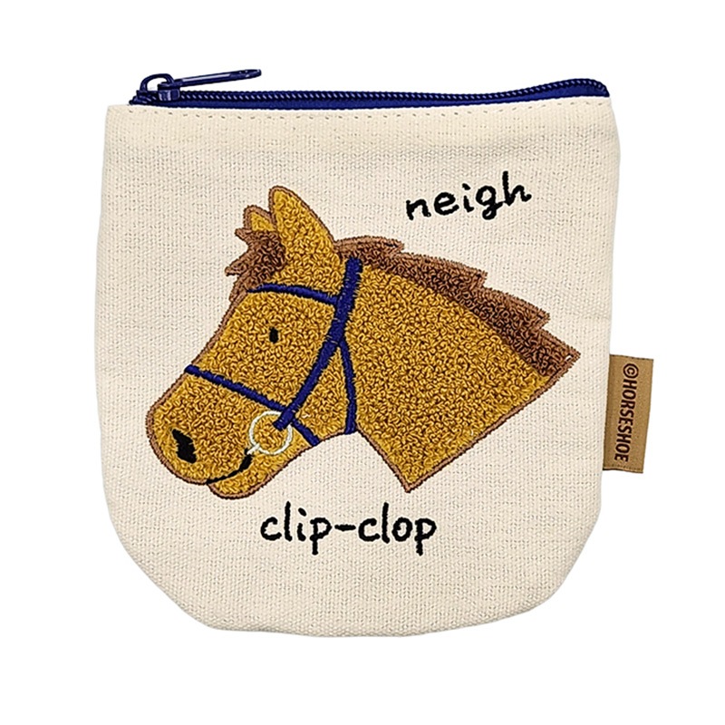 サガラ刺繍丸底ポーチ【栗毛】 | カテゴリー一覧,雑貨・カプセル・時計